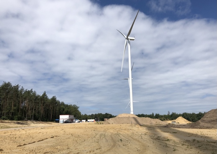 Zandwinning grindwinning voorbeeld locatie